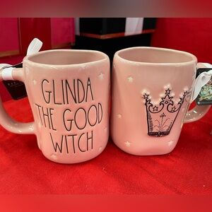 Wicked Wizard of Oz Glinda Good Witch Anniversary Pink Crown Rae Dunn Mug NwT